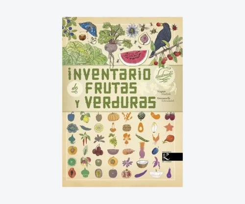 Inventario ilustrado de frutas y verduras